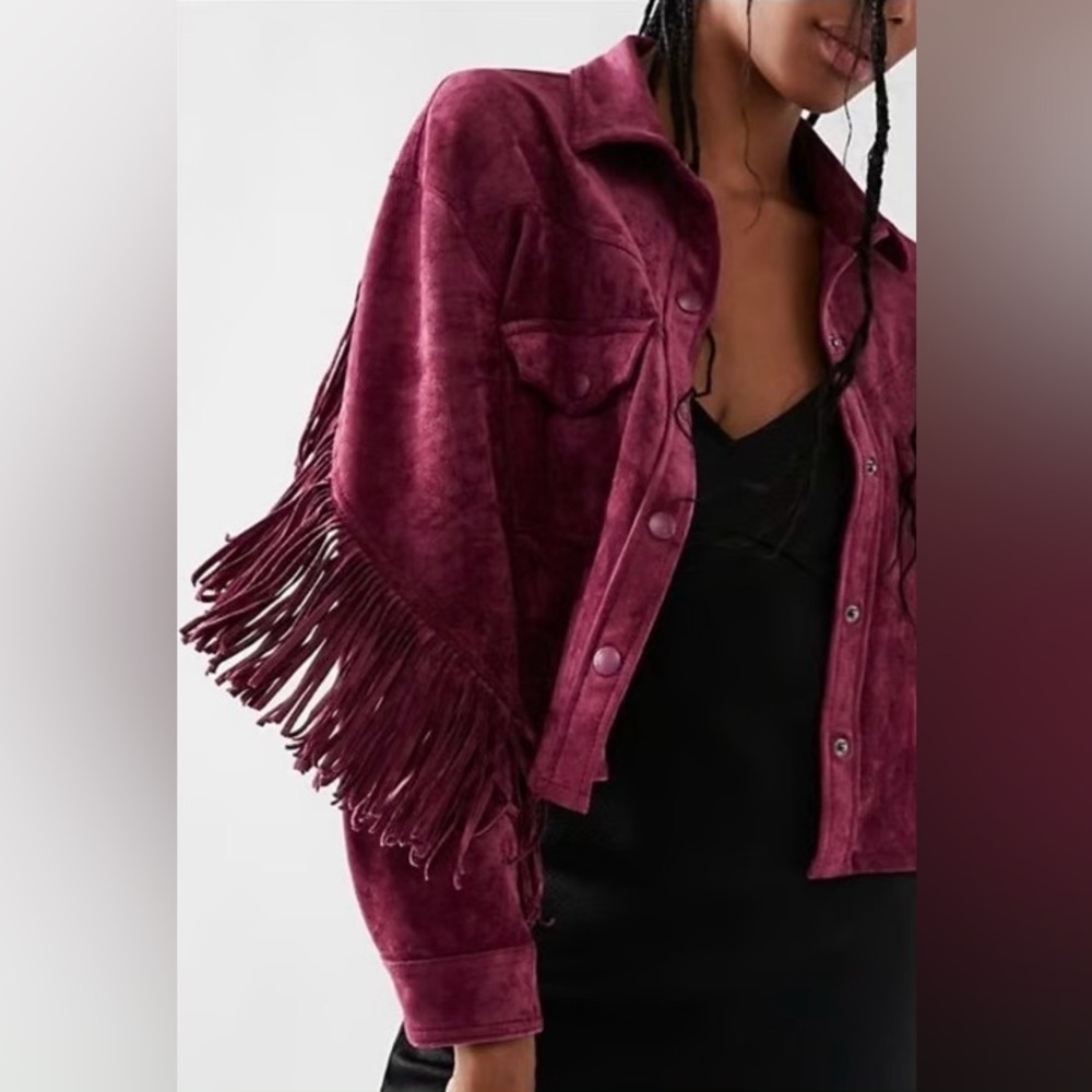 NWT- Free People x Blank NYC Twist & Shout Vegan Jacket (RE-WORKED🪄)